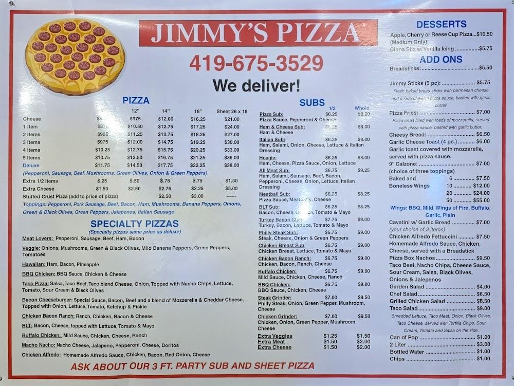 Jimmy's Pizza Pizza Sub